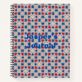 Gepersonaliseerd geometrisch tijdschrift. Geometri Notitieboek