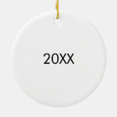 Gepersonaliseerd gepasseerd NCLEX-RN officieel een Keramisch Ornament (Achterkant)