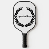 Gepersonaliseerd gepersonaliseerd met Circle lijst Pickleball Paddle (Voorkant)
