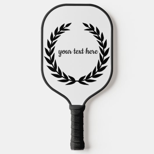 Gepersonaliseerd gepersonaliseerd met Circle lijst Pickleball Paddle (Voorkant)