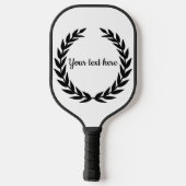 Gepersonaliseerd gepersonaliseerd met Circle lijst Pickleball Paddle (Achterkant)