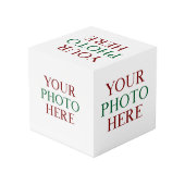 Gepersonaliseerd gepersonaliseerde DIY Multi Photo Kubus (Achter hoekig)