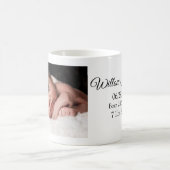 Gepersonaliseerd Gepersonaliseerde Foto Geboorte B Koffiemok (Center)