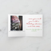 Gepersonaliseerd Gepersonaliseerde Kerstmis van Feestdagen Kaart (Binnen)