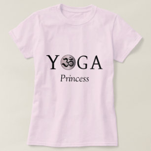 Gepersonaliseerd gepersonaliseerde Om yoga prinses T-shirt