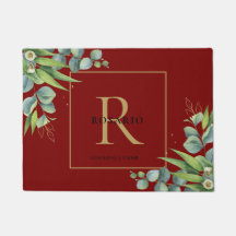 Gepersonaliseerd gepolijst Bourgogne Gold Monogram