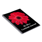Gepersonaliseerd Gerbera Daisy Journal-Notitieboek Notitieboek (Rechterzijde)