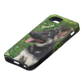 Gepersonaliseerd: German Shepherd iPhone 5 Hoesje (Onderkant)