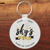 Gepersonaliseerd Geschenk Afstudeerders Sleutelhanger (Voorkant)