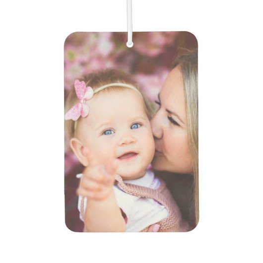 gepersonaliseerd geschenk, familie Foto Custom fot Luchtverfrisser (Voorkant)