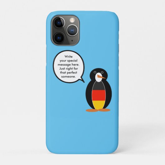 Gepersonaliseerd geschenk met Duitse vlag en wilde Case-Mate iPhone Case (Achterkant)