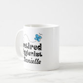 Gepersonaliseerd geschenk van de Gepensioneerde Hy Koffiemok (Voorkant links)