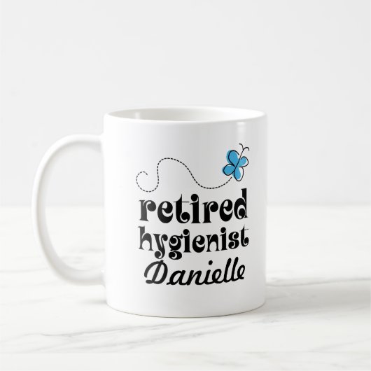Gepersonaliseerd geschenk van de Gepensioneerde Hy Koffiemok (Links)