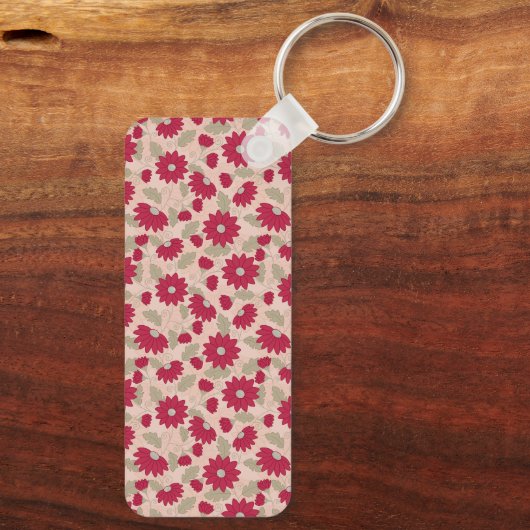 Gepersonaliseerd geschenk van de leraar, roze didi sleutelhanger (Achterkant)