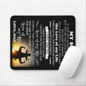 Gepersonaliseerd geschenk voor zoon | Beste cadeau Muismat (Met muis)