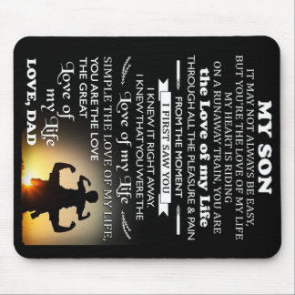 Gepersonaliseerd geschenk voor zoon | Beste cadeau Muismat