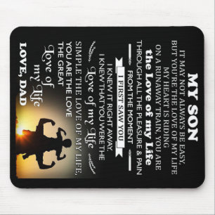 Gepersonaliseerd geschenk voor zoon Beste cadeau Muismat