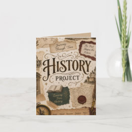 Gepersonaliseerd geschiedenis Project uitnodiging