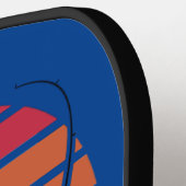 Gepersonaliseerd Gevist vrijgezellenweekend Pickleball Paddle (Links Detail)