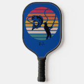 Gepersonaliseerd Gevist vrijgezellenweekend Pickleball Paddle (Achterkant)