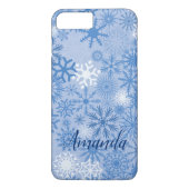 Gepersonaliseerd geweldig Snowflakes Patroon Case-Mate iPhone Case (Achterkant)