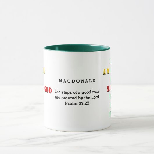 Gepersonaliseerd Geweldige MAN van Melanine Mok (Midden)