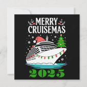 Gepersonaliseerd Gezegend Kerstmis Cruise Schip Fa Kaart (Voorkant)