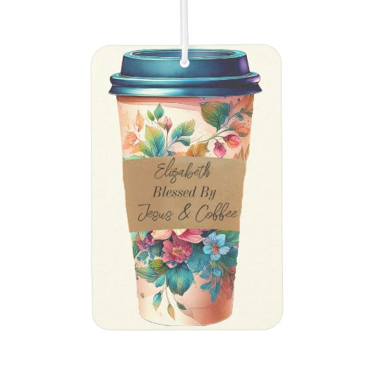 Gepersonaliseerd gezegend luchtverfrisser (Voorkant)