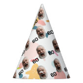 Gepersonaliseerd gezicht 30e 40e 50e 60e verjaarda feesthoedjes (Links)