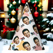 Gepersonaliseerd gezicht 30e 40e 50e 60e verjaarda feesthoedjes