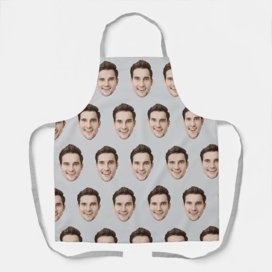 Gepersonaliseerd Gezicht Keuken Custom Afbeelding Schort (Voorkant)