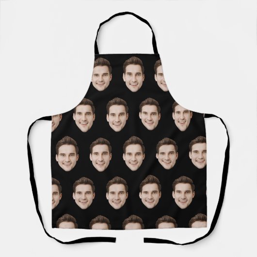 Gepersonaliseerd Gezicht Keuken Custom Afbeelding Schort (Voorkant)