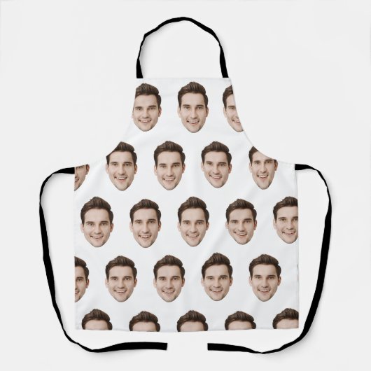 Gepersonaliseerd Gezicht Keuken Custom Afbeelding Schort (Voorkant)