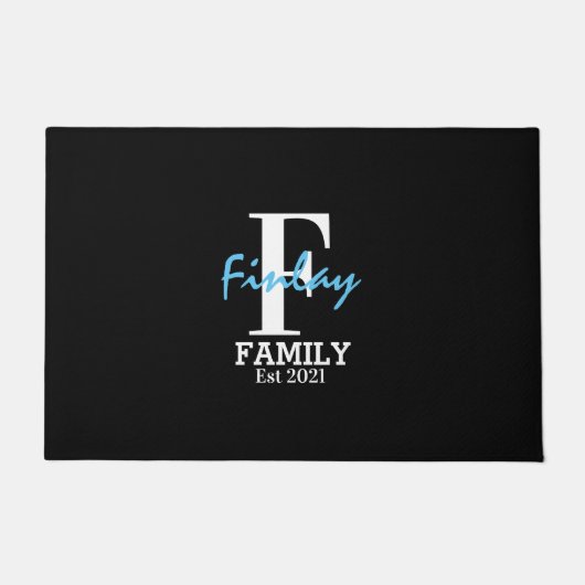 Gepersonaliseerd gezin deurmat (Voorkant)