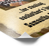 Gepersonaliseerd Gezocht Poster, Oude West  Foto Afdruk (Hoek)