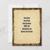 Gepersonaliseerd Gezocht Poster, Westerne Stijl Ve Kaart (Achterkant)