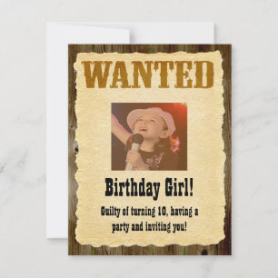 Gepersonaliseerd Gezocht Poster, Westerne Stijl Ve Kaart