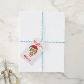 Gepersonaliseerd / Gift Label / Christmas Chibi Me Cadeaulabel (Met Touw)
