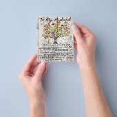 Gepersonaliseerd Gift, naar mijn man brief Flyer (Hand)