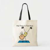 Gepersonaliseerd Girl Gymnast Handstands Canvas ta Tote Bag (Voorkant)