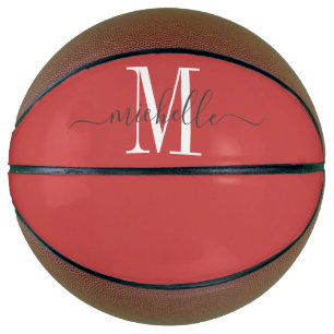 Gepersonaliseerd Girl's Monogrammed Basketball Basketbal
