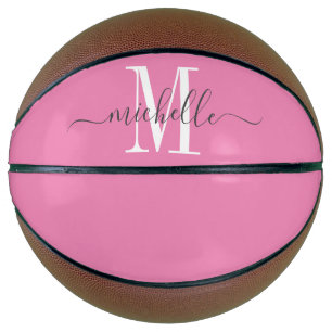 Gepersonaliseerd Girl's Monogrammed Basketball Basketbal