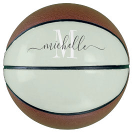 Gepersonaliseerd Girl's Monogrammed Script Basketb Basketbal