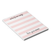 Gepersonaliseerd Girls Summer Camp Notitieblok (Schuin)