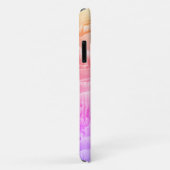 Gepersonaliseerd Girly Blue Monogrammed Abstract R Case-Mate iPhone Case (Achterkant/rechts)