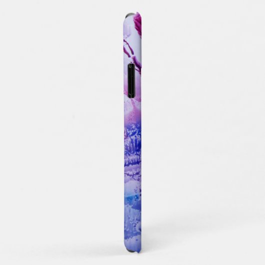 Gepersonaliseerd Girly Roos Monogrammed Abstract B Case-Mate iPhone Case (Achterkant/rechts)