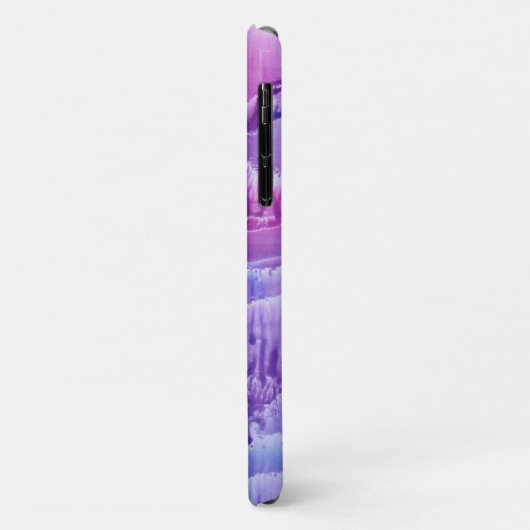 Gepersonaliseerd Girly Roos Monogrammed Abstract B Case-Mate iPhone Case (Achterkant/links)