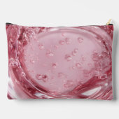 Gepersonaliseerd Glanzend Blush Marmer Effect Etui (Achterkant)