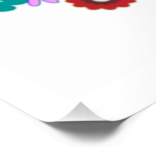 Gepersonaliseerd glanzend Poster (Hoek)