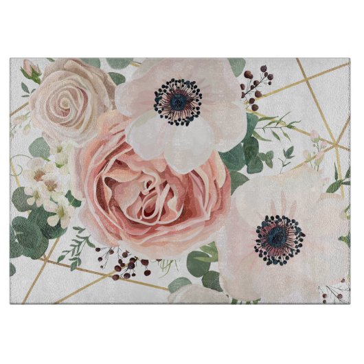 Gepersonaliseerd glas voor het snijden van geometr snijplank (Voorkant)